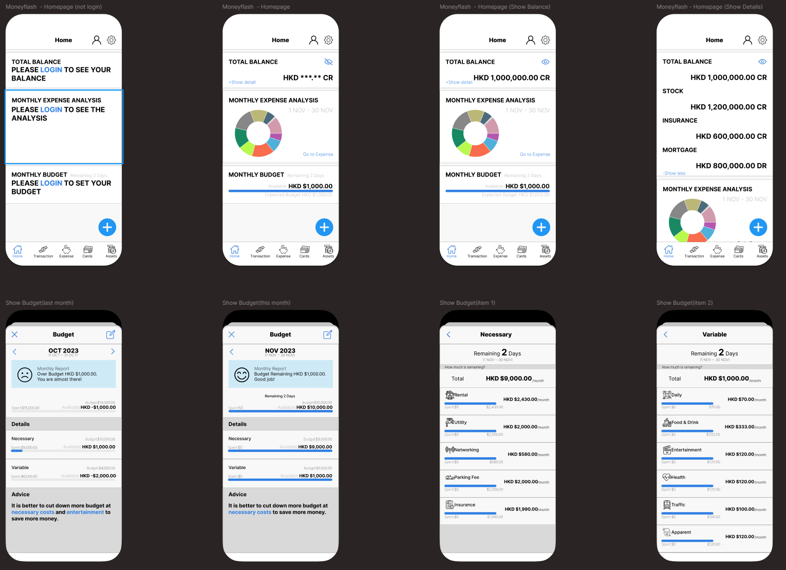 Money Flash Budgeting App
